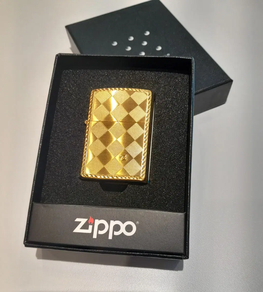 (새상품) Zippo 라이터 골드